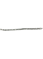 925 Silver Men's Bracelet – Polished Geometric Link