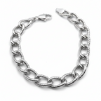 Bracciale Donna in Argento 925 – Maglia Luminosa 20 cm | CM Silver Jewels