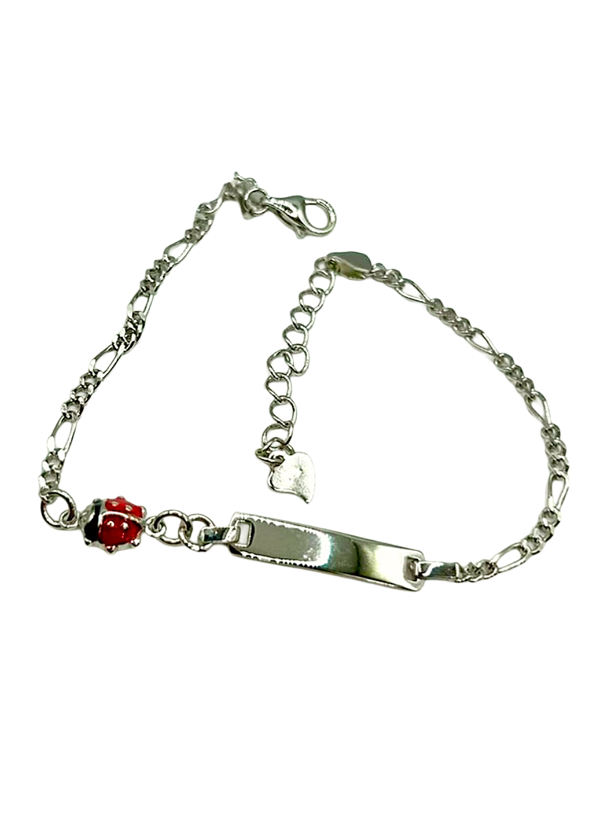 925 Silver Ladybug Bracelet for Boys and Girls – Luck to Wear