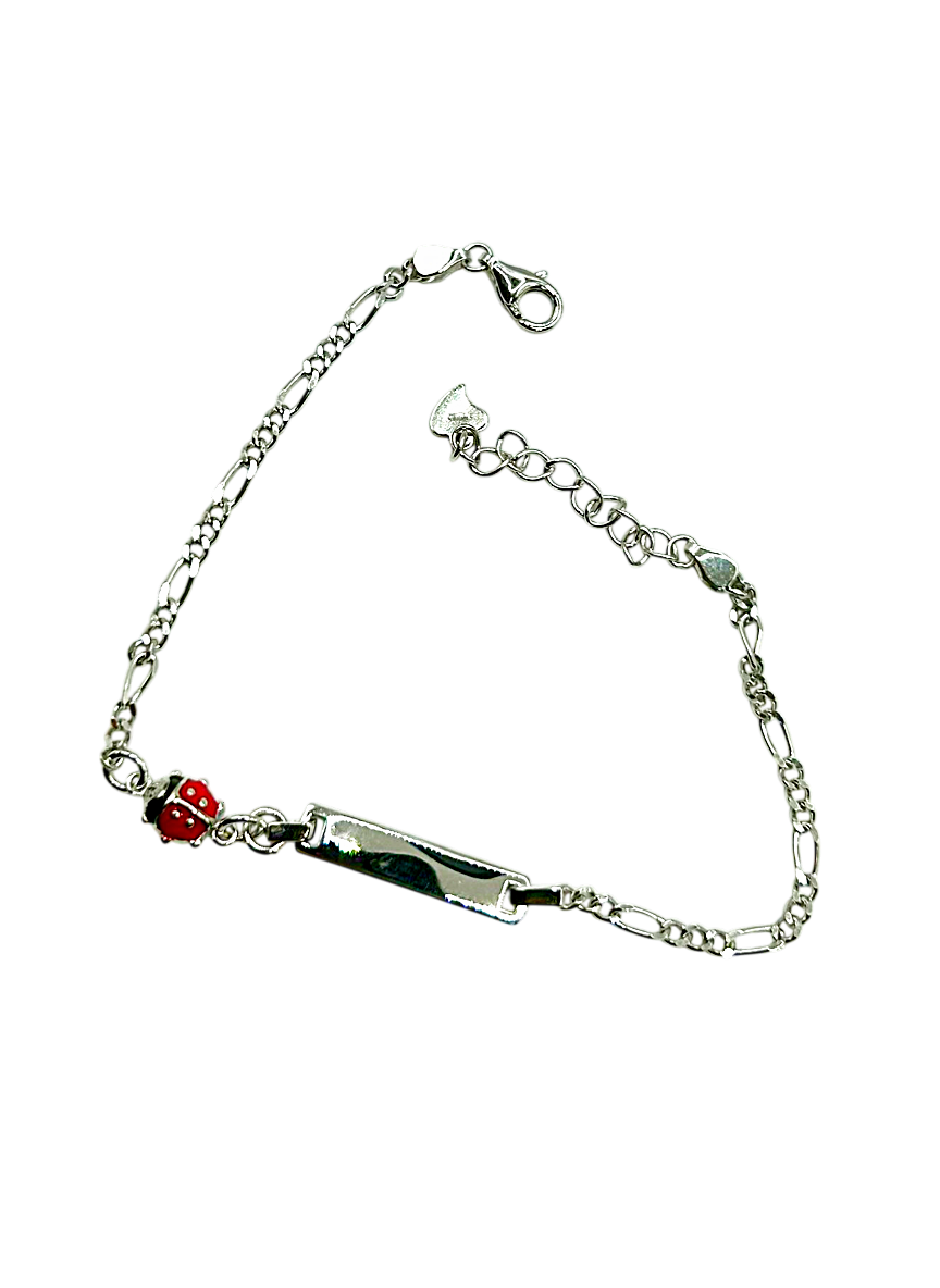 925 Silver Ladybug Bracelet for Boys and Girls – Luck to Wear
