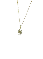 925 Silver Necklace with Angel Pendant and Zircons – Length 45 cm | CM Silver Jewels