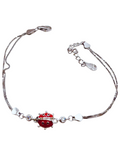 925 Silver Ladybug Bracelet – Elegance and Luck