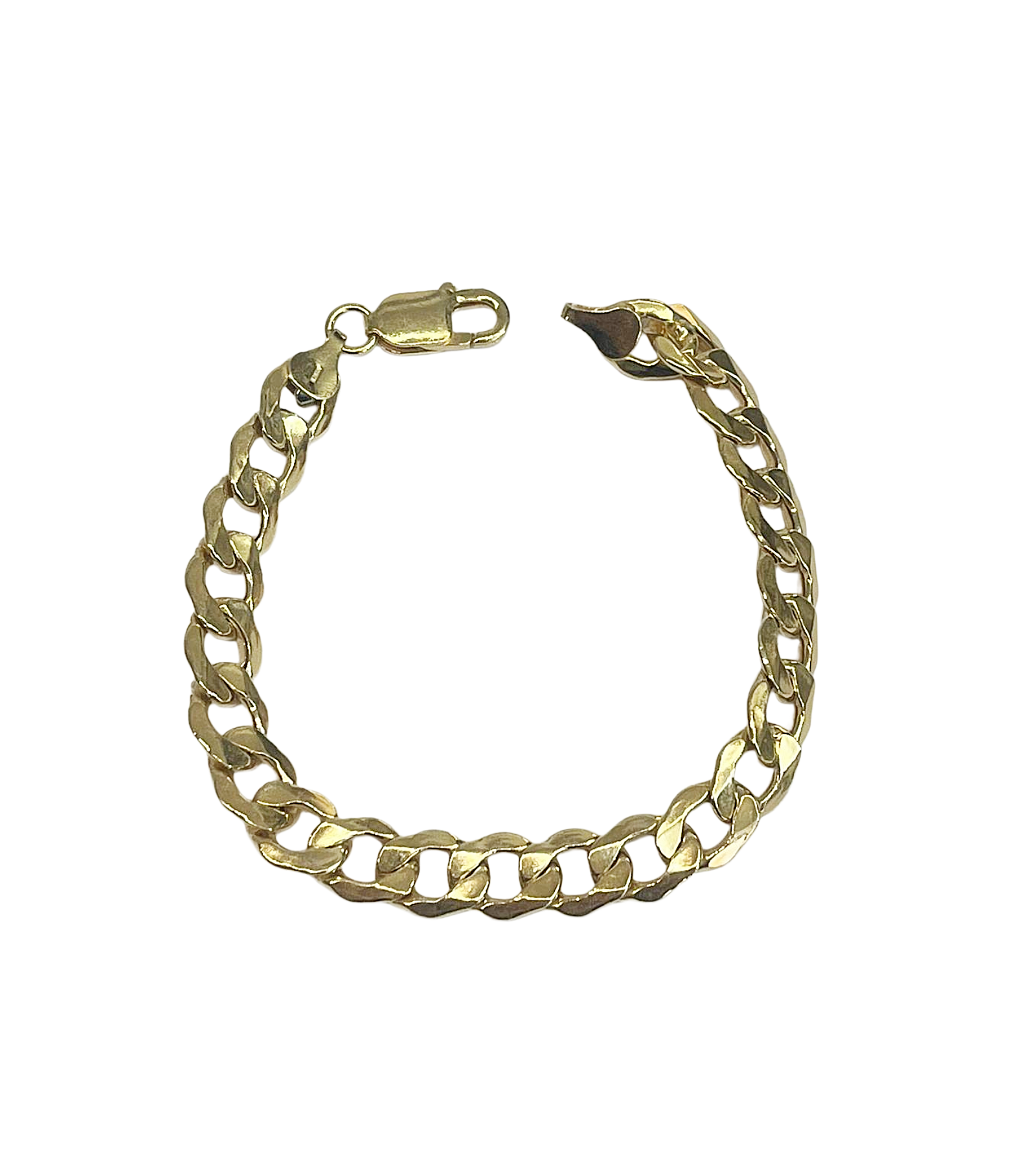 Bracciale artigianale in Argento 925, placcato oro