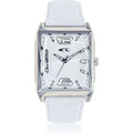 Unisex Chronotech RW0056 Watch White Leather 39 × 52 mm | CM Silver Jewels