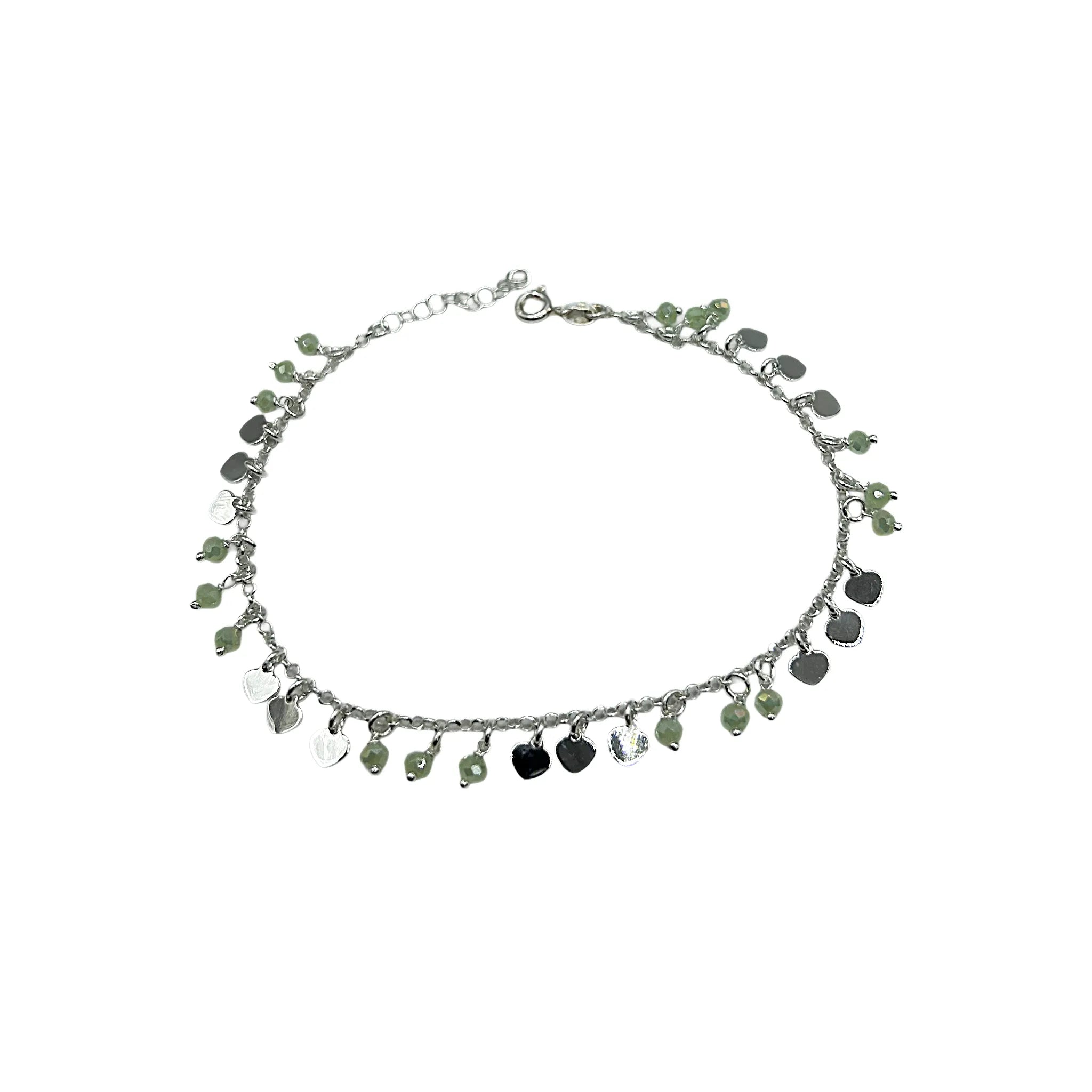 Cavigliera in Argento 925 – Regolabile 21+3 cm | Nickel Free