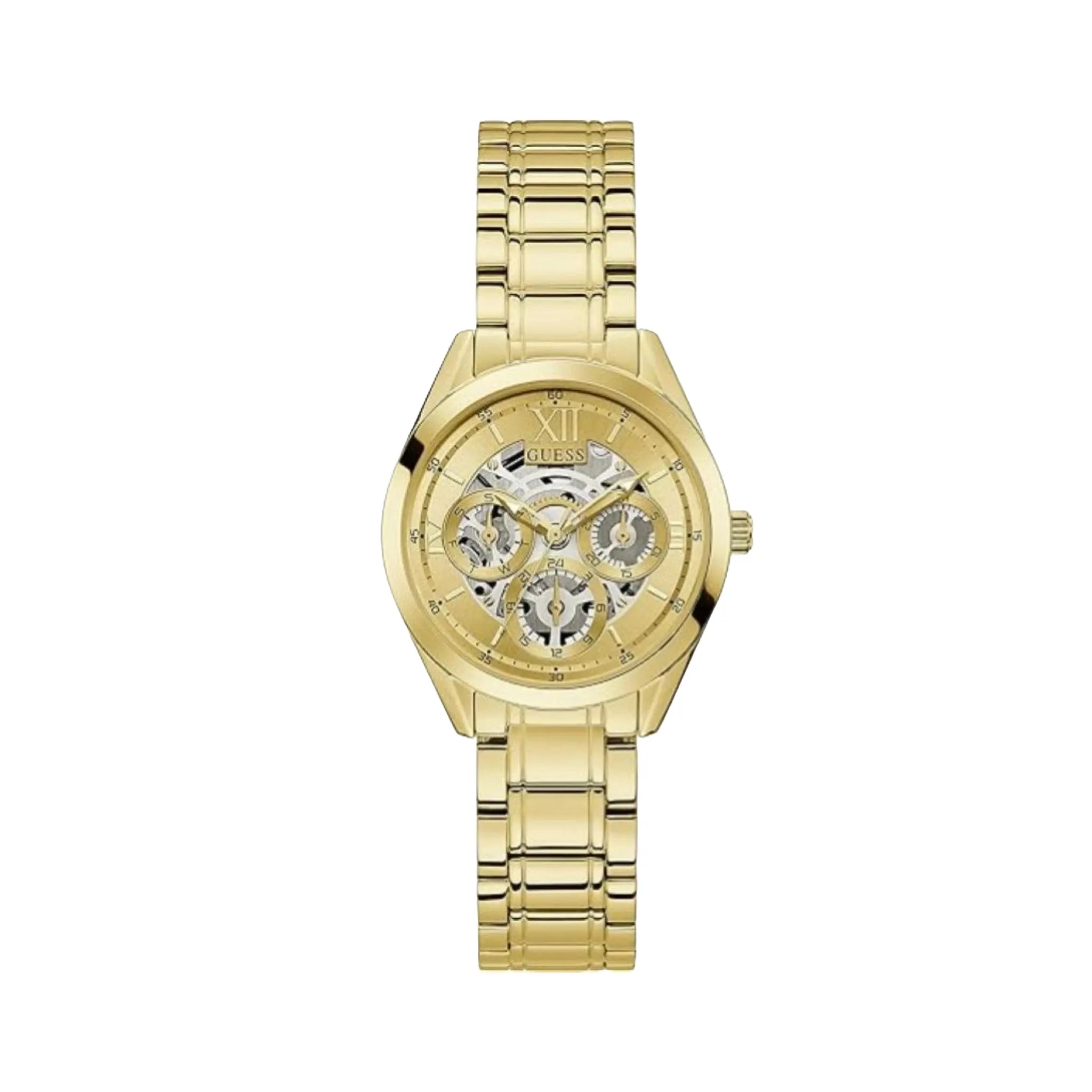 Orologio Donna  GUESS GW0253L2 Cinturino Acciaio Oro