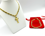Set Collana e Bracciale in Argento 925 con Croce Miracolosa – Scegli la Composizione | CM Silver Jewels