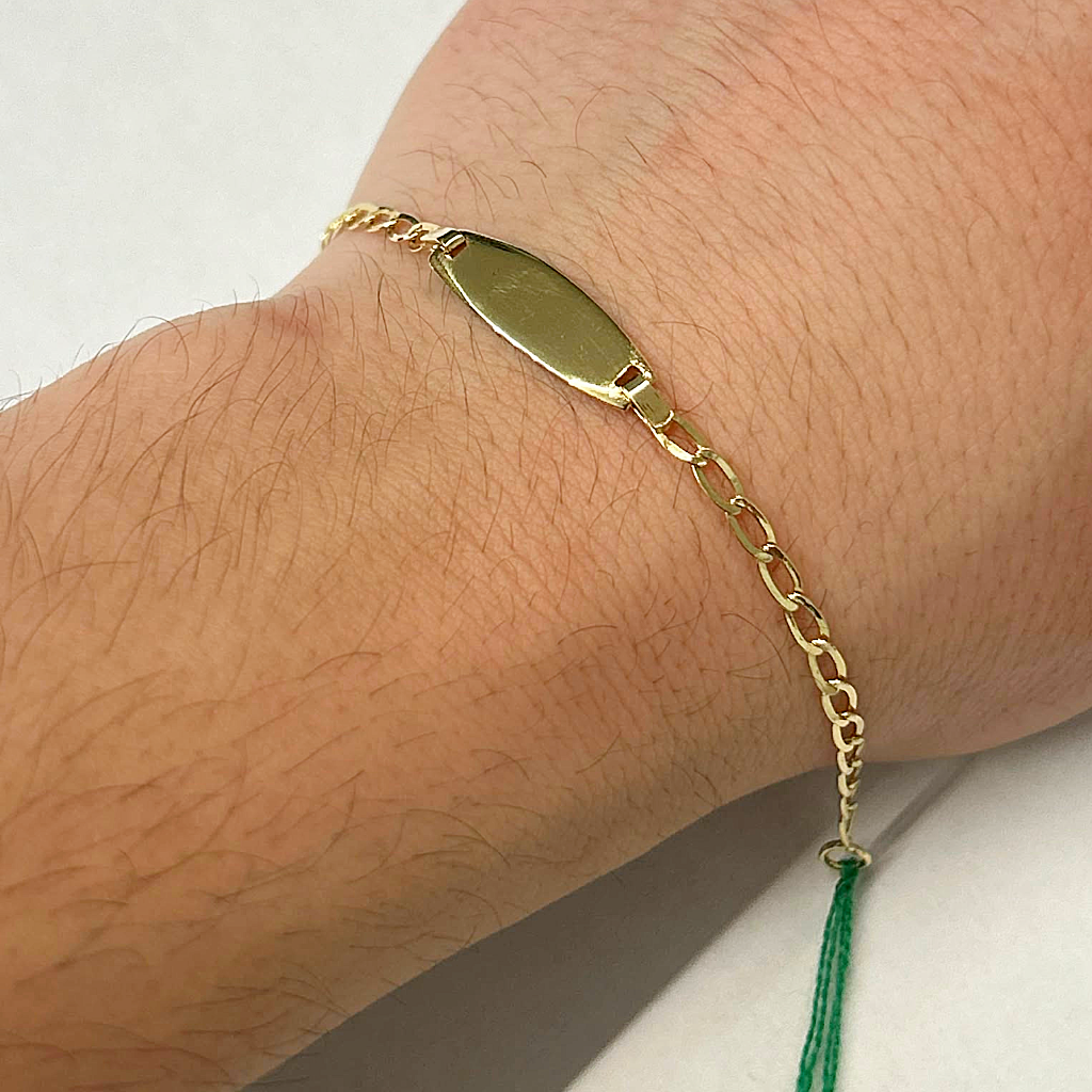 Bracciale in Oro 18 Carati 750 – Gioiello Elegante in Oro Certificato – 1,55 g – Made in Italy