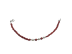 Bracciale Donna in Argento 925 con Corallo Rosso e Perle Bianche – 19 cm | CM Silver Jewels