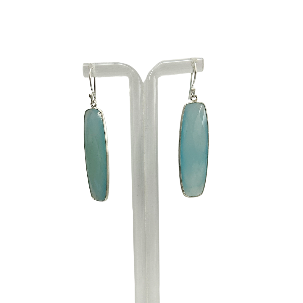 Orecchini con Pietra Naturale In Argento 925