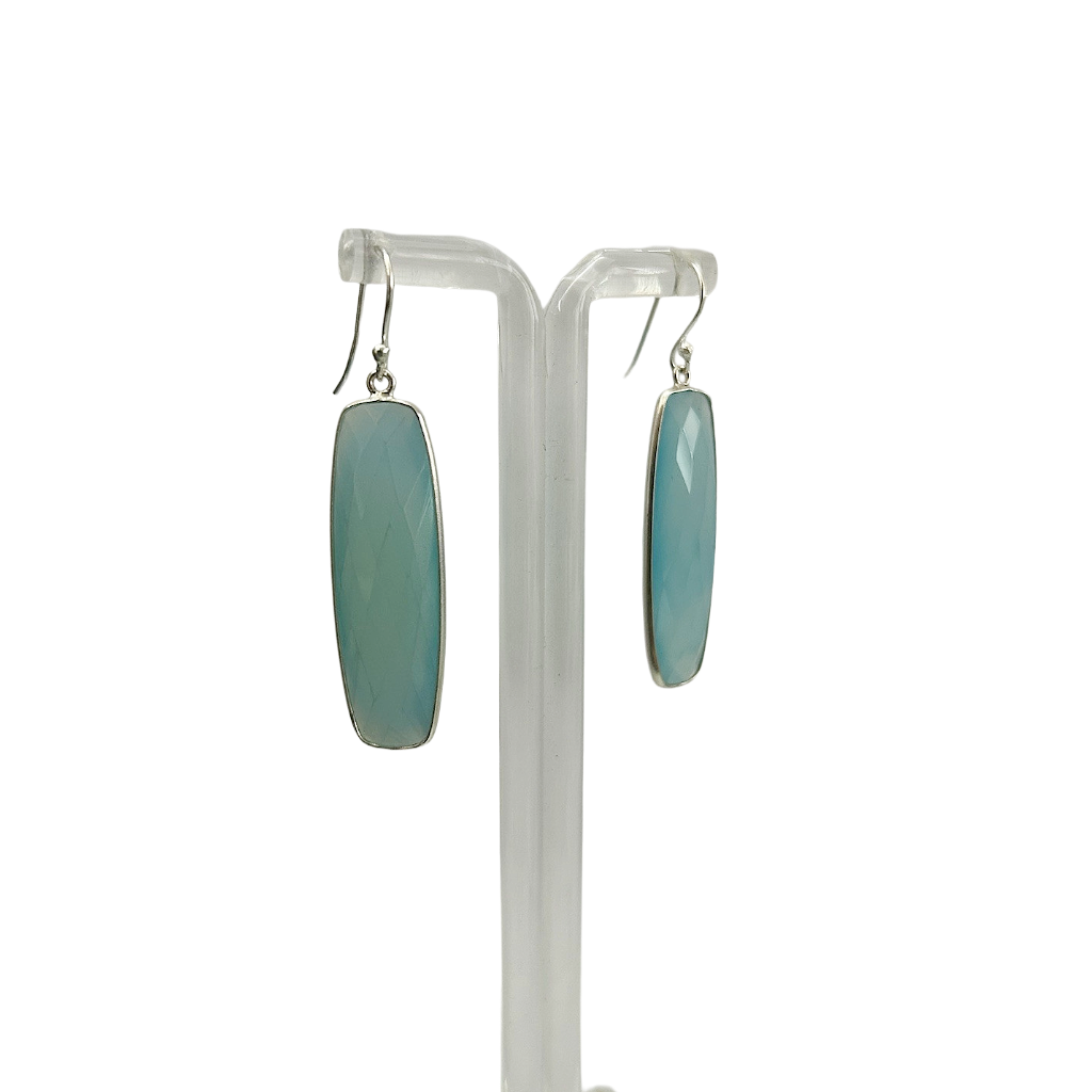 Orecchini con Pietra Naturale In Argento 925