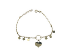 Bracciale Donna in Argento 925 con Pendenti Cuore – Oro Giallo o Silver 20 cm | CM Silver Jewels