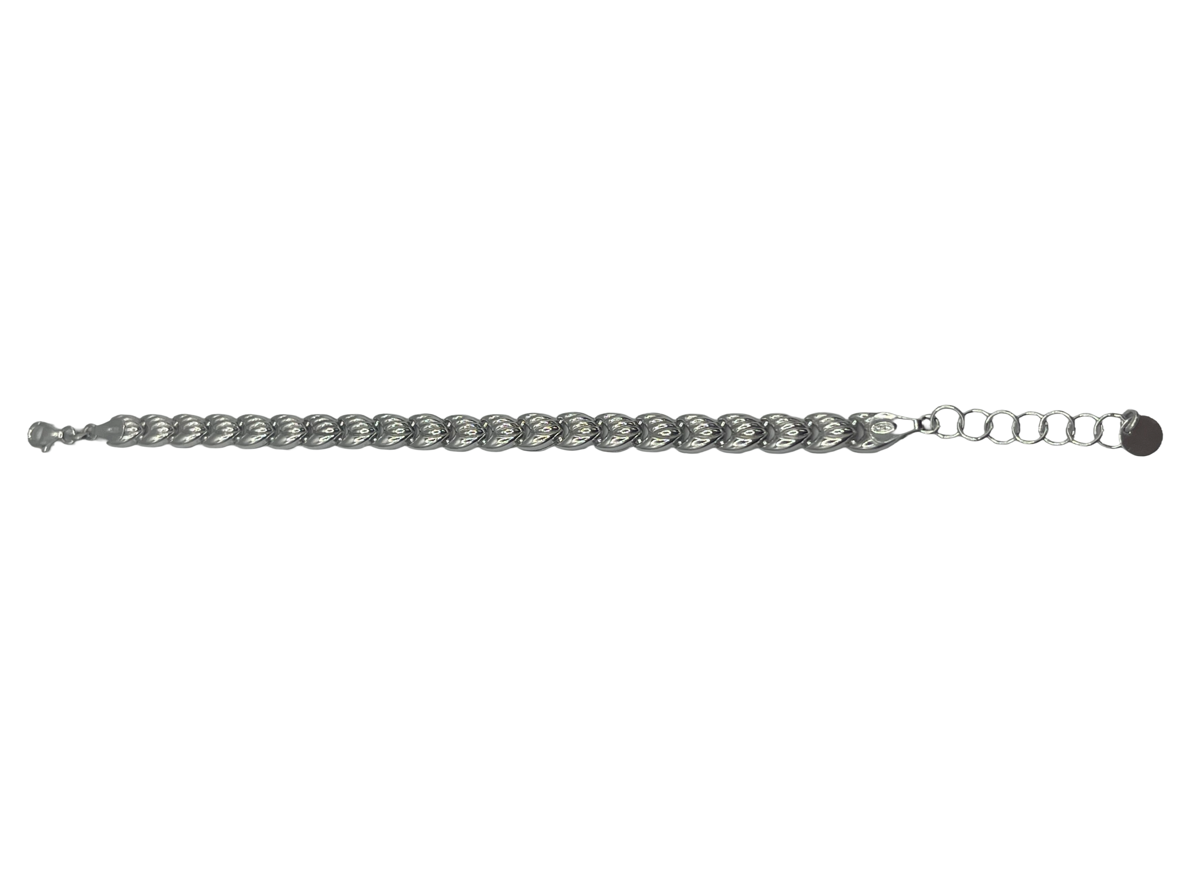 Women's 925 Silver Hearts on Hearts Bracelet
