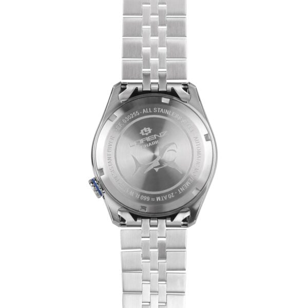 Orologio Lorenz Shark 5 030255MP | Automatico 200m in acciaio