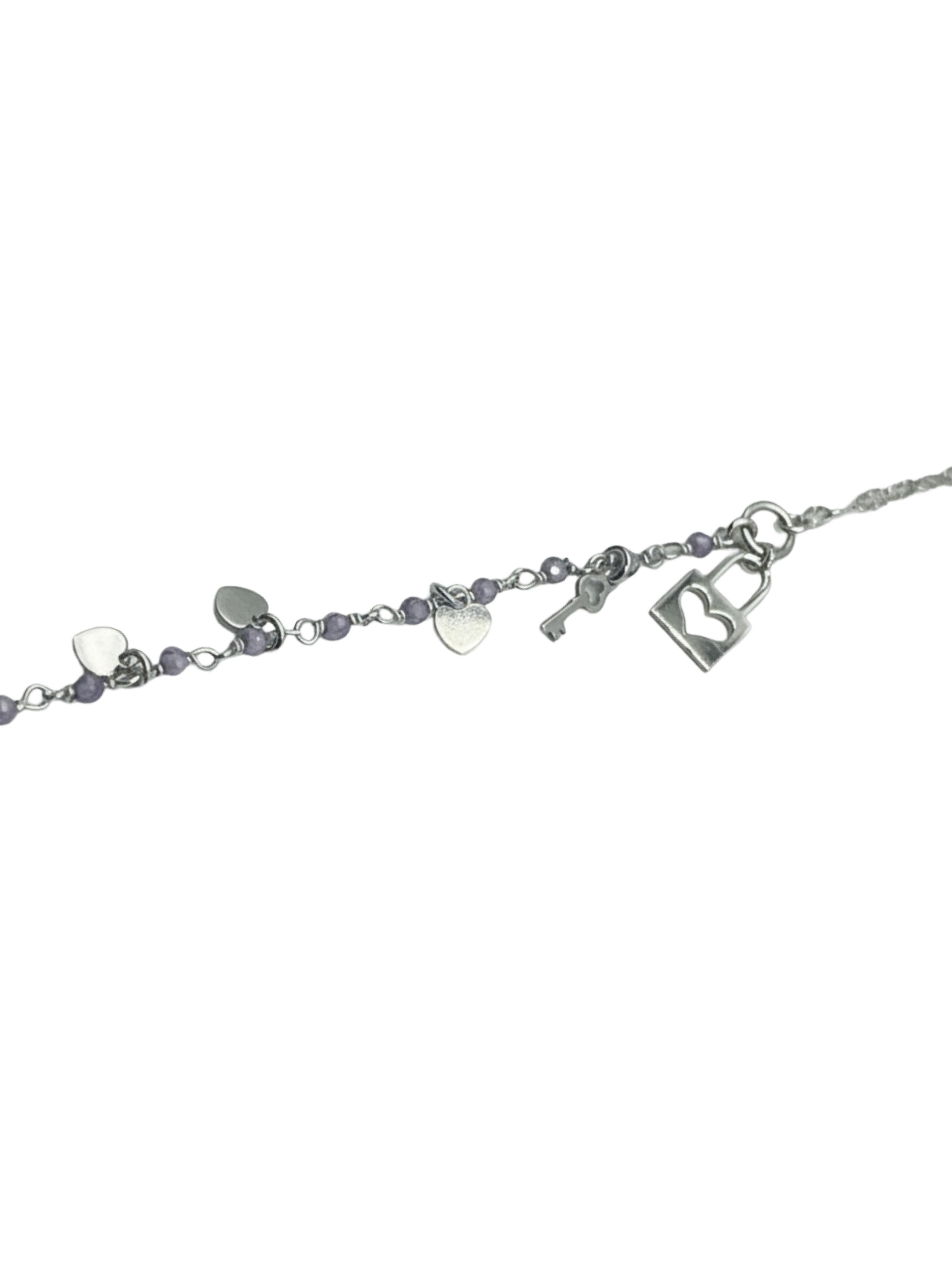 Women's Bracelet in 925 Silver with Charms