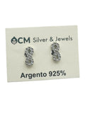 Orecchini in Argento 925 con Simbolo dell’Infinito e Zirconi