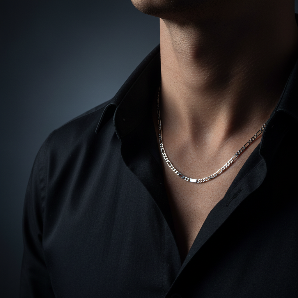 Catenina Maglia Graffetta Argento 925 Sterling – 55 cm