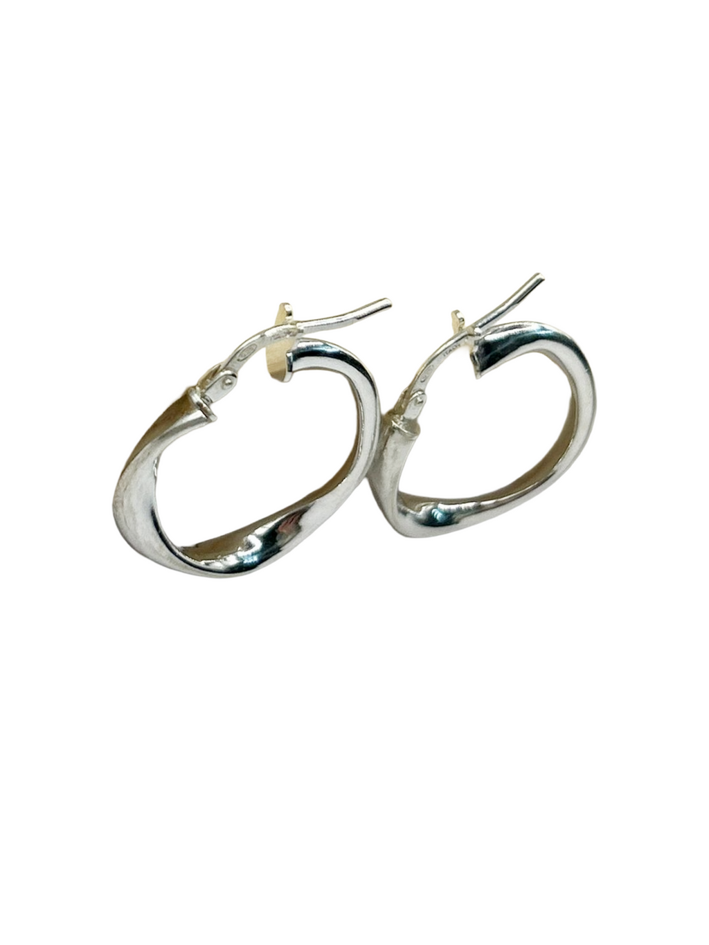 Orecchini a Cerchio in Argento 925 Placcato Oro Giallo – 2 cm | Eleganti e Luminosi - CM Silver Jewels