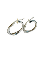 Orecchini a Cerchio in Argento 925 Placcato Oro Giallo – 2 cm | Eleganti e Luminosi - CM Silver Jewels