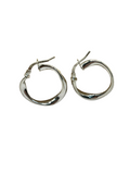 Orecchini a Cerchio in Argento 925 Placcato Oro Giallo – 2 cm | Eleganti e Luminosi - CM Silver Jewels