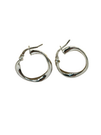 Orecchini a Cerchio in Argento 925 Placcato Oro Giallo – 2 cm | Eleganti e Luminosi - CM Silver Jewels