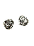 Orecchini a Forma di Rosa in Argento 925 - CM Silver Jewels