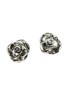 Orecchini a Forma di Rosa in Argento 925 - CM Silver Jewels
