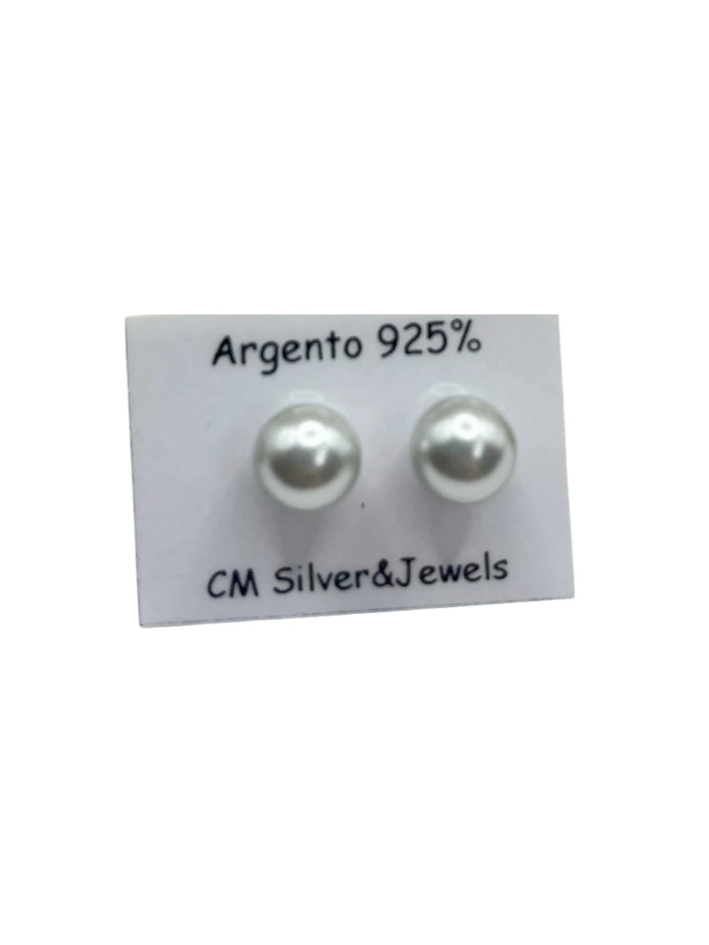 Orecchini Donna in Argento 925 con Perla Argentata