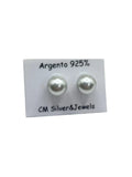 Orecchini Donna in Argento 925 con Perla Argentata