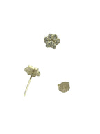 Orecchini Zampa in Argento 925 Placcato Oro con Zirconi - CM Silver Jewels