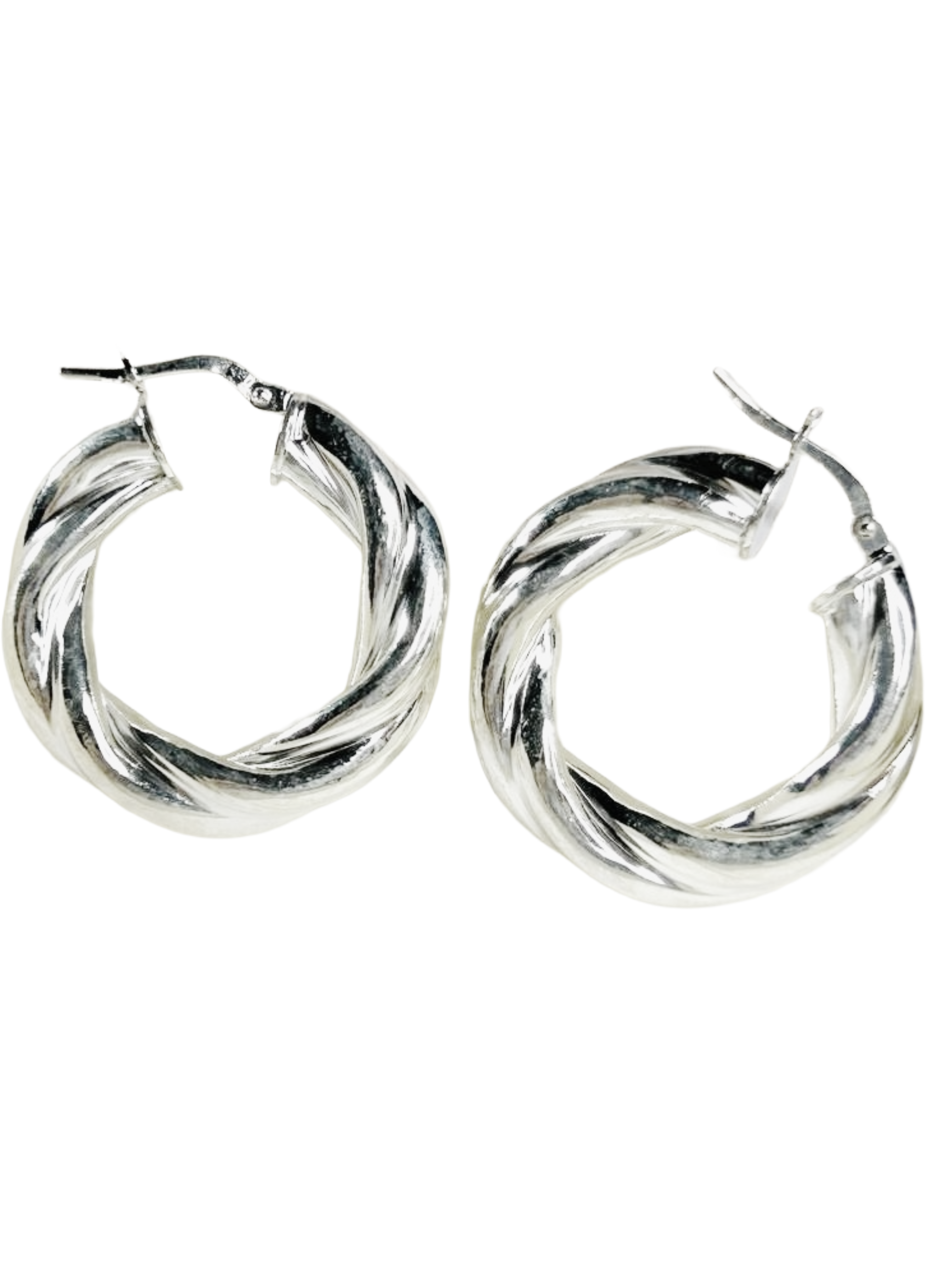 Orecchini in Argento 925 a Cerchio Intrecciato – Eleganza e Raffinatezza