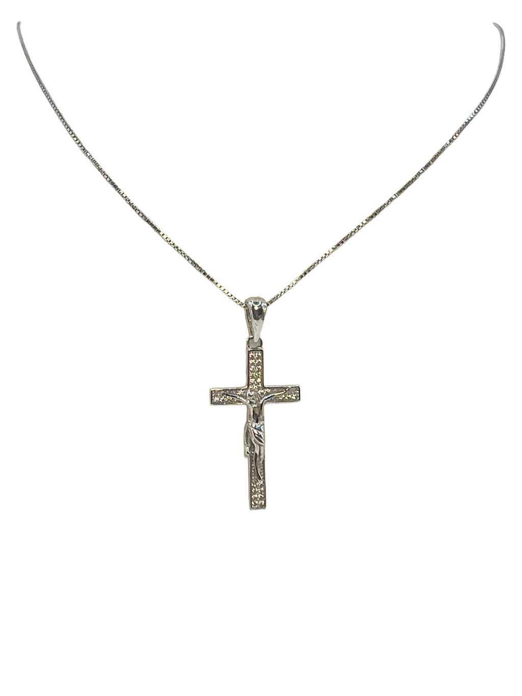 Collana Donna in Argento 925 con Crocifisso