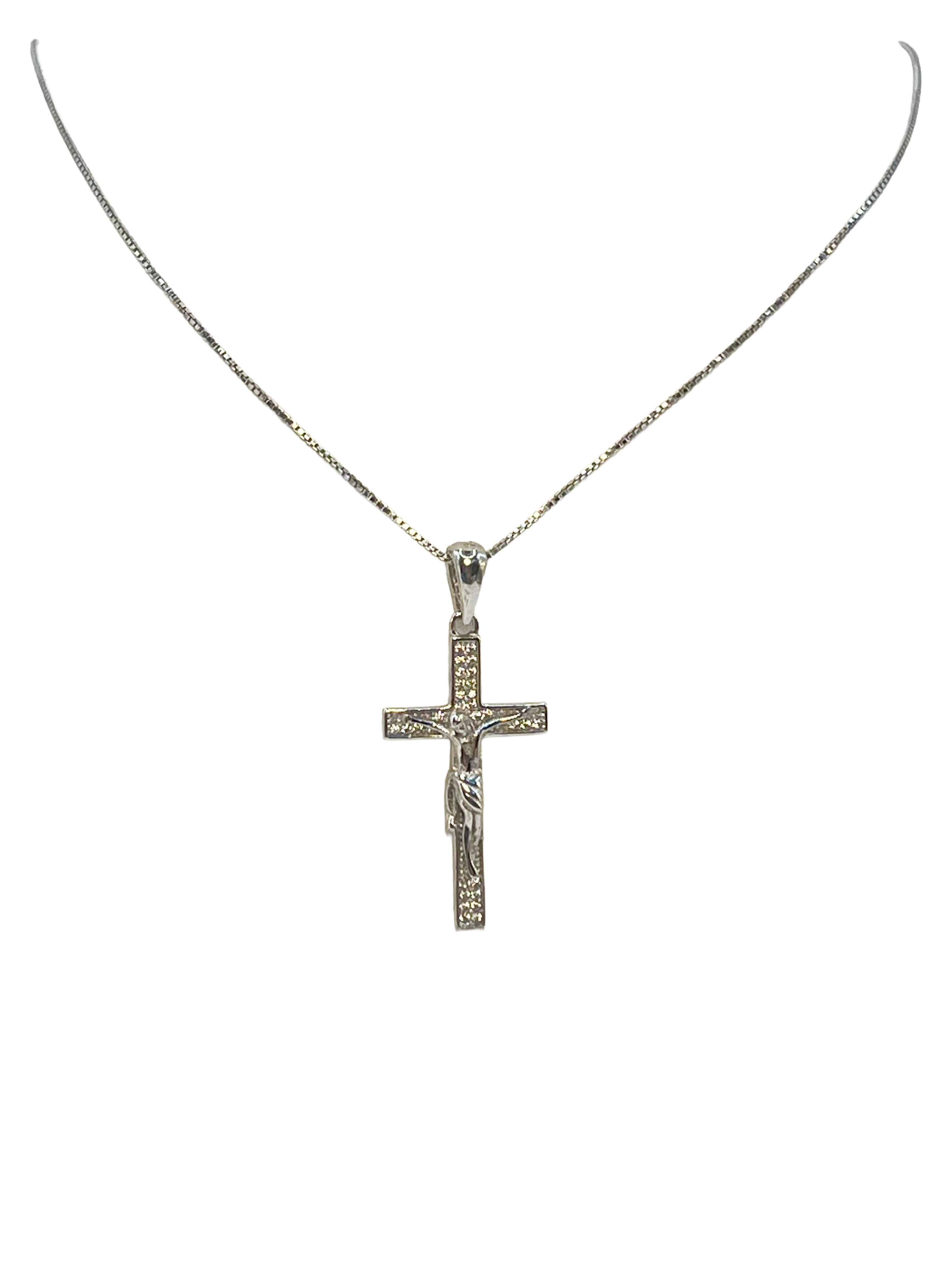 Collana Donna in Argento 925 con Crocifisso