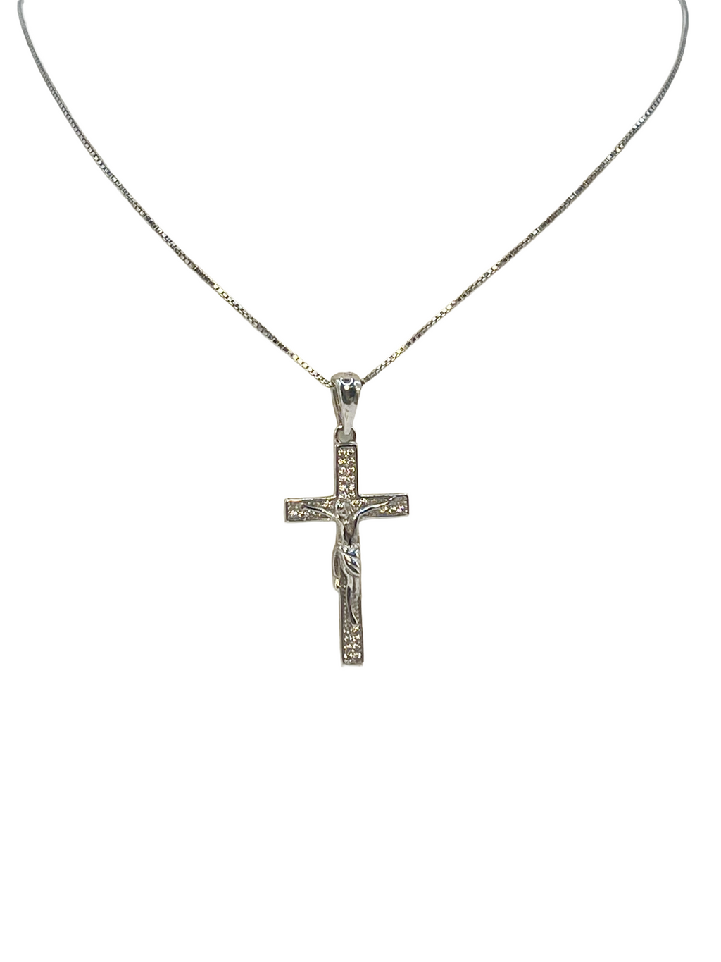 Collana Donna in Argento 925 con Crocifisso