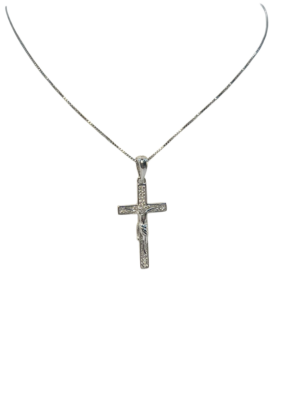 Collana Donna in Argento 925 con Crocifisso