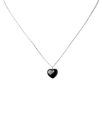 Black Heart – 925 Silver Necklace That Speaks About You