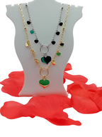 Collier Élégance Cœurs sur Cœurs en argent 925