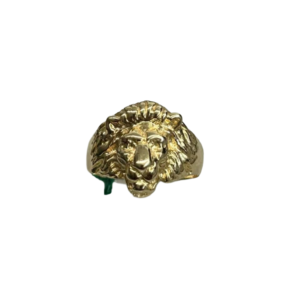 Anello Uomo Leone in Oro 750 (18 Carati) – Design Unico