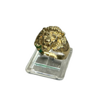 Anello Uomo Leone in Oro 750 (18 Carati) – Design Unico
