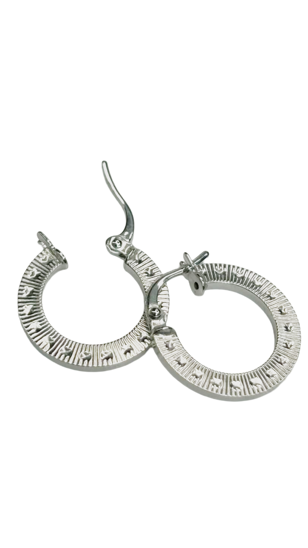 Orecchini lavorati in oro 750 (18 carati)