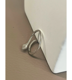 Bague serpent en argent plaqué or et argent plaqué