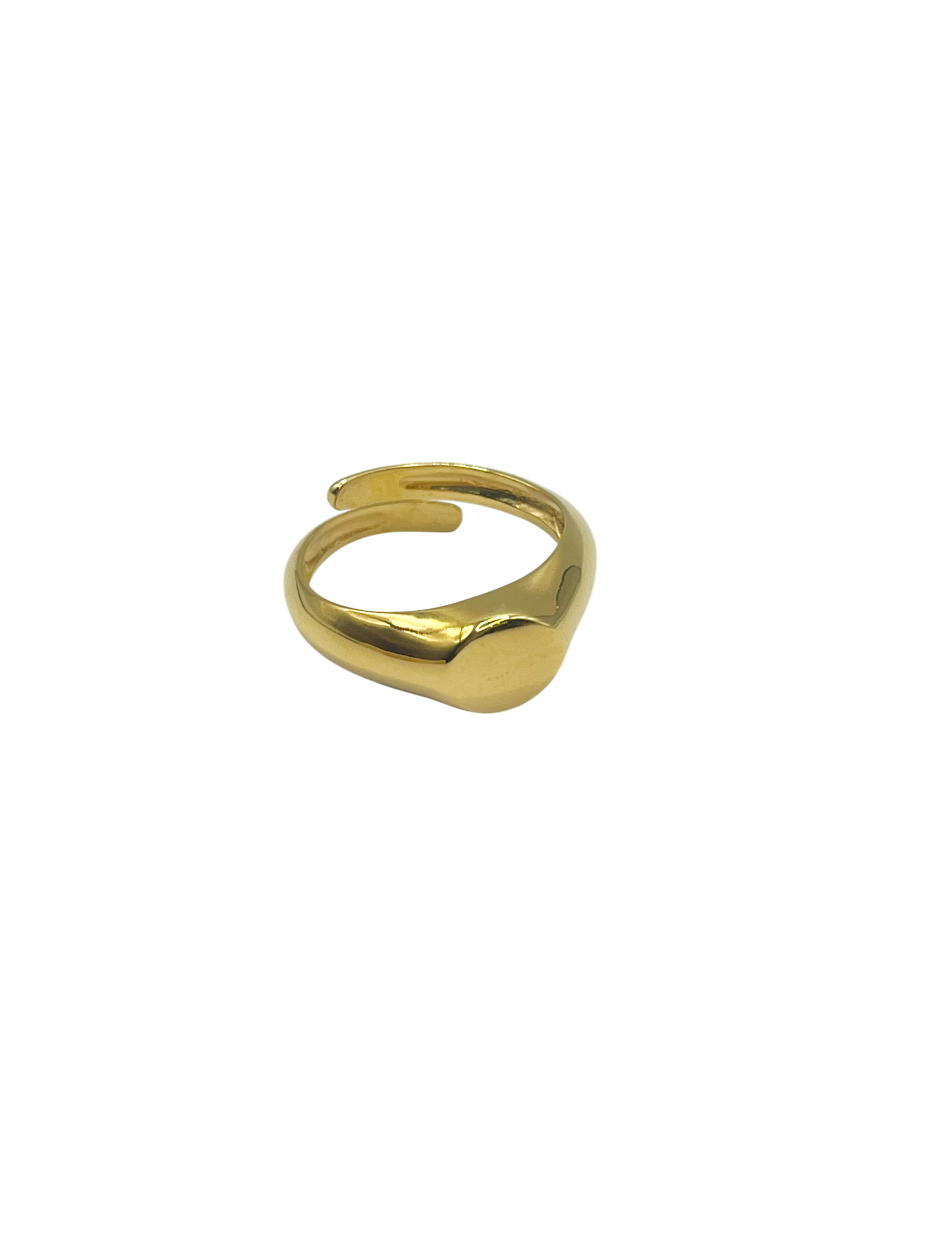 Anello in Argento 925 Placcato Oro, Design Elegante