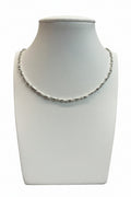 Collana a Maglie Rolò in Oro Bianco 18 Carati – 51 cm, Spessore 3 mm | CM Silver Jewels