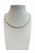 Collana a Maglie Rolò in Oro Bianco 18 Carati – 51 cm, Spessore 3 mm | CM Silver Jewels
