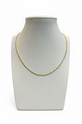Collana a Maglie Popcorn in Oro Giallo 18 Carati (750) – 50 cm, Spessore 1,2 mm | CM Silver Jewels