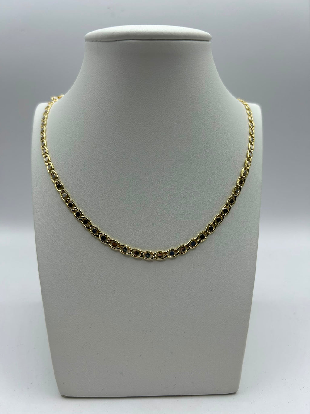 Collana Girocollo Bicolore in Oro 750 (18 Carati) – 50 cm | CM Silver Jewels