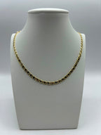 Collana Girocollo Bicolore in Oro 750 (18 Carati) – 50 cm | CM Silver Jewels
