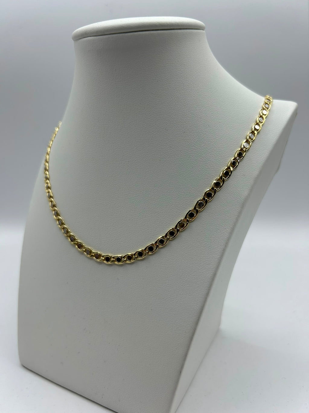 Collana Girocollo Bicolore in Oro 750 (18 Carati) – 50 cm | CM Silver Jewels