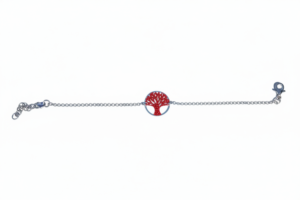 Women's 925 Sterling Silver Tree of Life Bracelet – Silver or Gold Tone 19.5 cm | CM Silver Jewels