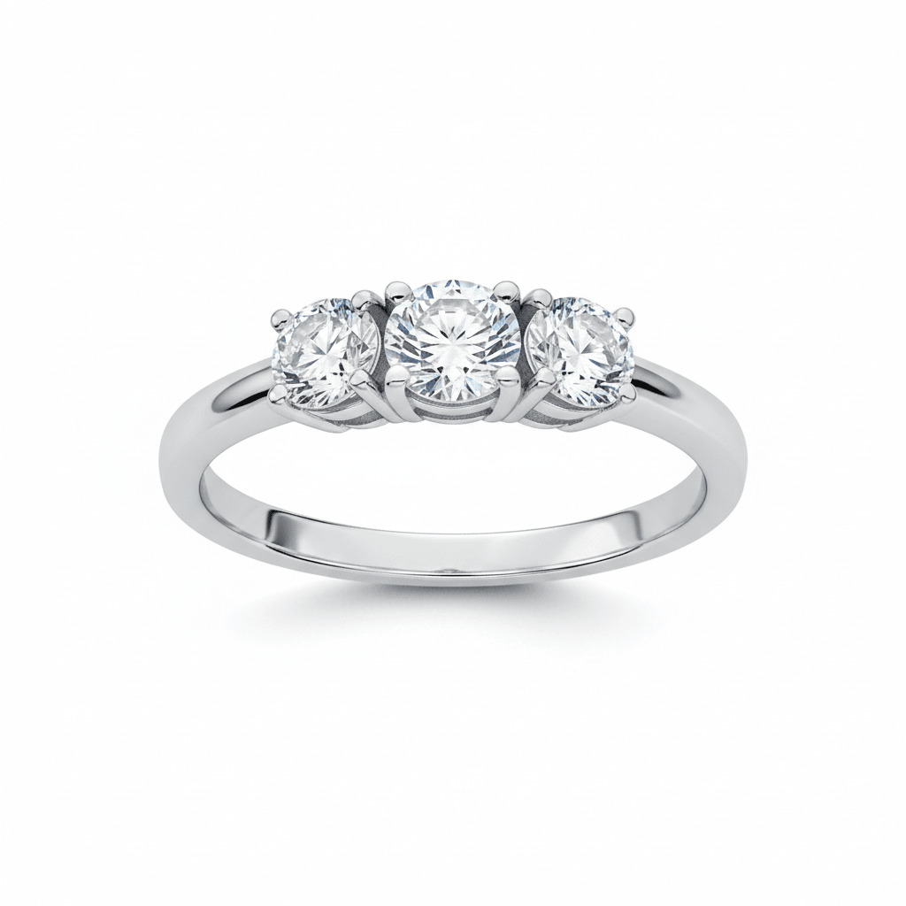 Anello Trilogy - Sfondo Bianco